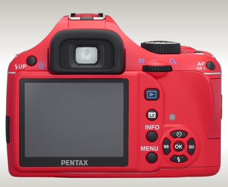 Pentax K-x DSLR Red Back