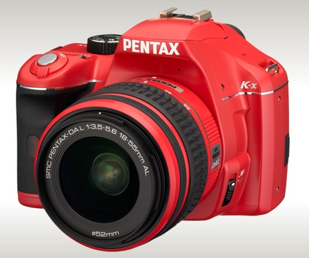 Pentax K-x DSLR Red