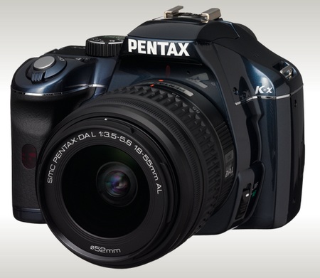 Pentax K-x DSLR navy