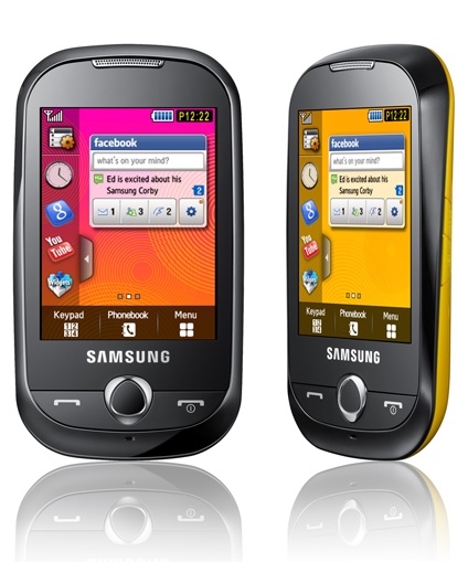 Samsung Corby S3650 Touchscreen Phone for Young People