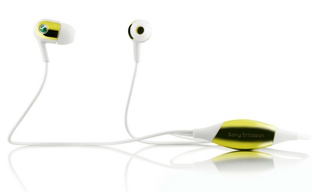 Sony Ericsson MH907 Motion Activated Headphones yellow