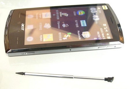 Acer neoTouch SnapDragon WM6.5 Smartphone live with stylus
