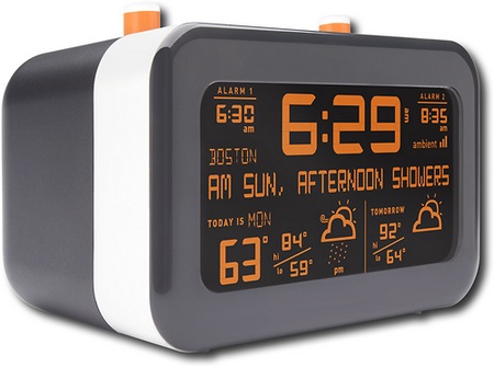 Ambient Flurry Alarm Clock does also Weather Forecast angle