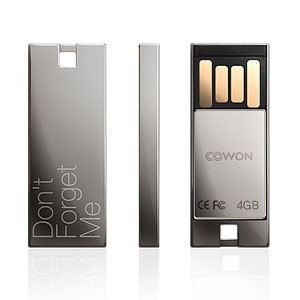 Cowon UM1 USB Flash Drive chrome black