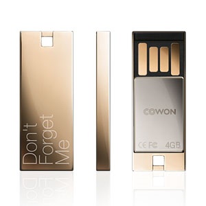 Cowon UM1 USB Flash Drive glossy gold