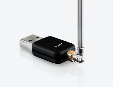 Elgato EyeTV DTT Deluxe TV tuner micro-stick with antenna