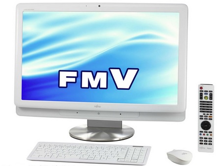 Fujitsu FMV-DeskPower all-in-one PC Windows 7 White