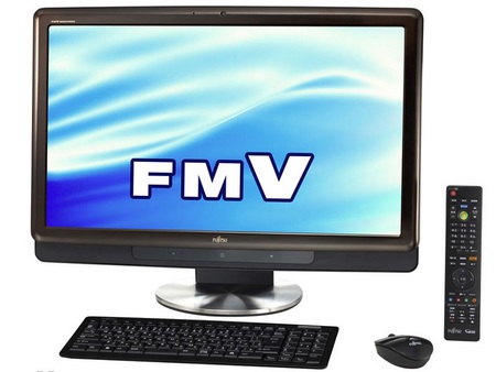 Fujitsu FMV-DeskPower all-in-one PC Windows 7 black