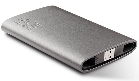 LaCie Starck Mobile Hard Drive back