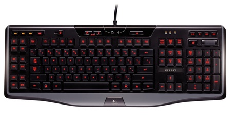 Logitech Gaming Keyboard G110 RED LED Backlight