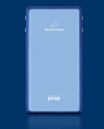 Microvision SHOWWX Laser Pico Projector front