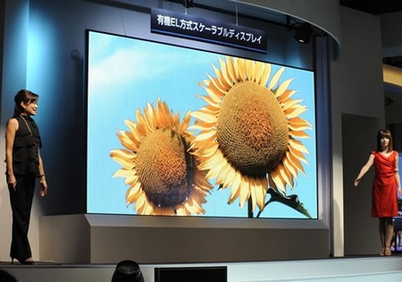 Mitsubishi 155-inch OLED Display