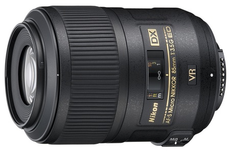 Nikon AF-S DX Micro NIKKOR 85mm f-3.5G ED VR lens