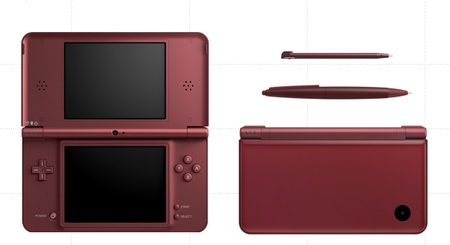 Nintendo DSi LL with 4.2-inch Display red