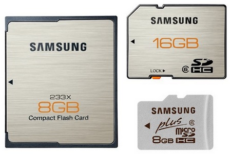 Samsung Premium Plus SD, microSD and CF Memory Cards