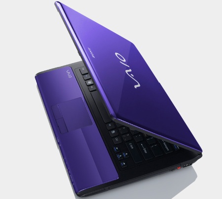 Sony VAIO CW Series Notebook purple 1