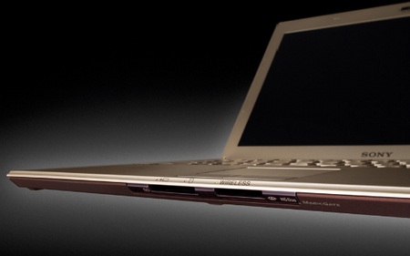 Sony VAIO X - World's Lightest Notebook card slots