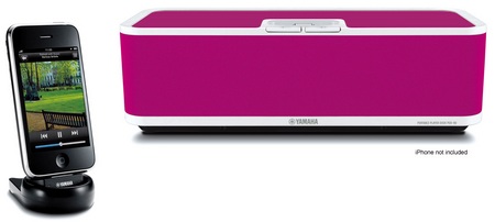 Yamaha PDX-60 Wireless iPhone iPod Audio System Pink