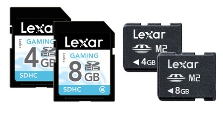 Lexar Gaming Memory Stick Micro and SDHC Memory Cards