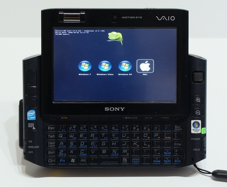 Modded Sony VAIO UX 3G quad OS