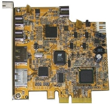 NitroAV Fusion Pro eSATA-1394b Combo PCI Express Host Adapter