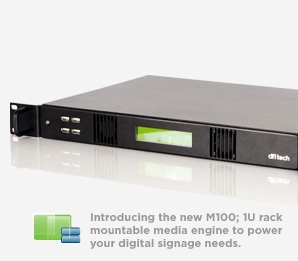 dfiTech M100 Media Engine for Digital Signage applications