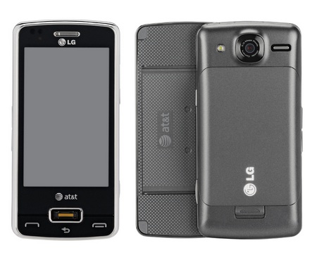 AT&T LG eXpo GW820 Smartphone with detachable projector front back