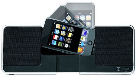 Brookstone iDesign Flip Speaker Dock for iPhone iPod