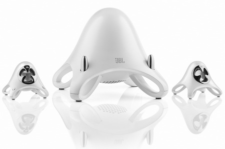 JBL Creature III Three-piece Speaker System white