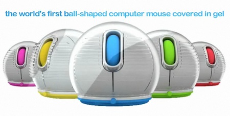 Jelfin Ball-Shaped Mouse covered in gel