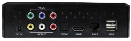 MSI Movie Station HD1000 HD Media Player back