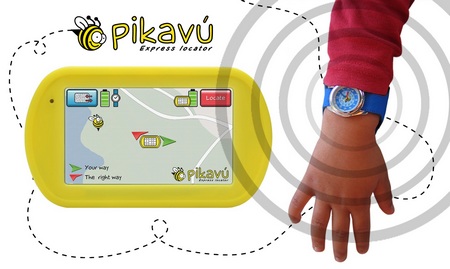 Pikavu Express Locator tracks the location of your kid