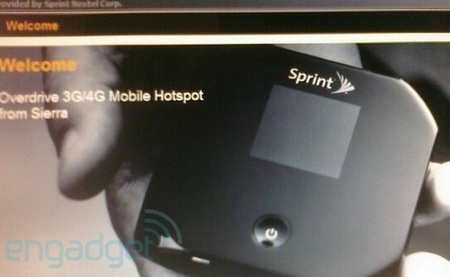 Sprint Overdrive 3G/4G Mobile Hotspot Leaked