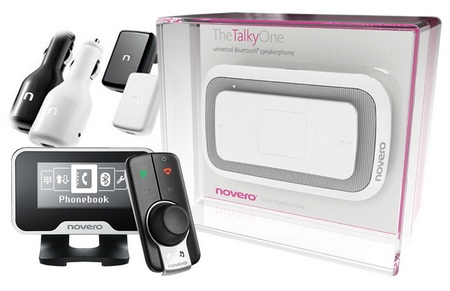 novero Bluetooth speakerphone, hands-free car kits and car chargers