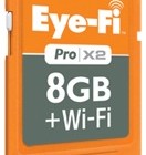 Eye-Fi Pro X2 8GB SDHC Card with 802.11n