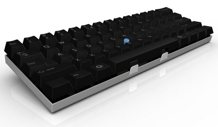 Guru'board Miniguru Keyboard Keeps fingers on the home row