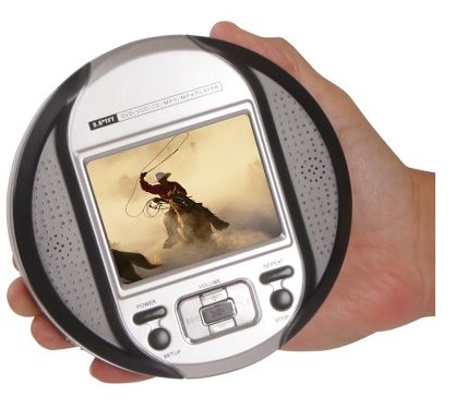 Hammacher Palm-sized DVD Player