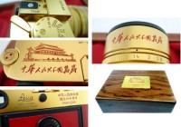 Leica MP Golden Camera Limited Edition for 60th Anniversary of PRC details