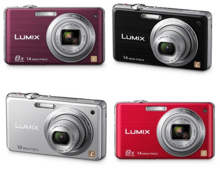 Panasonic Lumix DMC-FH20 camera colors