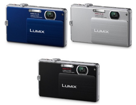 Panasonic Lumix DMC-FP3 ultra slim digital camera colors