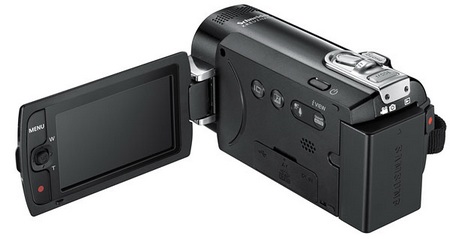 Samsung SMX-F40, SMX-F43, and SMX-F44 Camcorders with 65x Zoom back