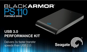 Seagate BlackArmor PS110 USB 3.0 Portable Hard Drive Kit