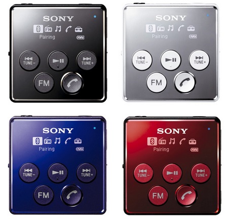 Sony DRC-BT60P Bluetooth Receiver connects to PMP and Cellphone