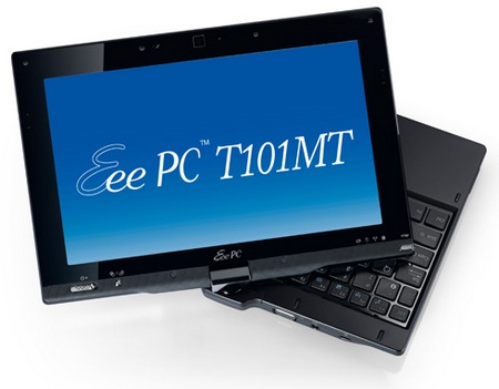 Asus Eee PC T101MT Multitouch Netbook swivel