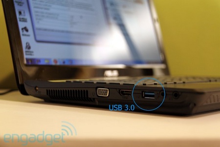 Asus N61 and N82 Notebook get USB 3.0 Port