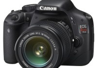 Canon EOS 550D DSLR Camera front angle