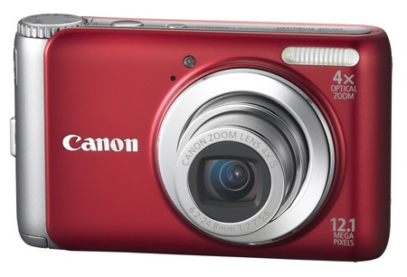 Canon PowerShot A3100 IS digital camera red