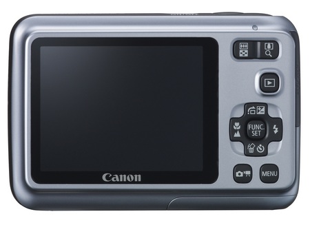 Canon PowerShot A490 entry-level digicam back