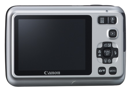 Canon PowerShot A495 entry-level digicam back