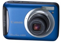 Canon PowerShot A495 entry-level digicam blue